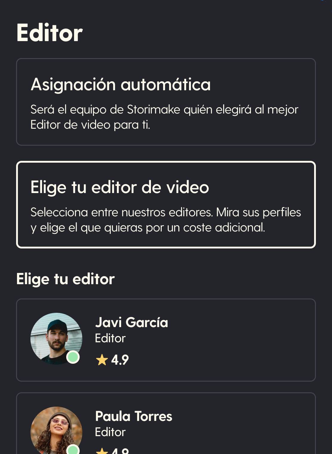 Elige tu editor